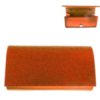 Orange Stone Evening Clutch