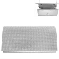 Silver Stone Evening Clutch