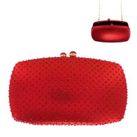 Red Rhinestone Clutch