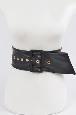 Black Leather Belt