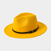 Mustard Yellow Fashion Fedora Hat