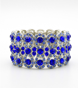 Blue Stone Stretch Bracelet