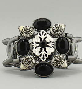 Black and White Stone Bracelet